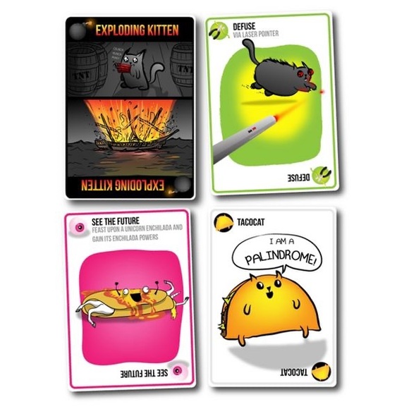 Exploding Kittens Game original edition & party + 2 Mashems - Picture 2 of 10